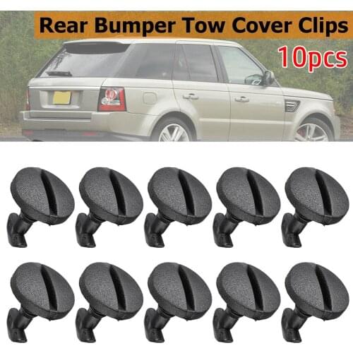 10PCS Rear Bumper Tow Bar Cover Clips Towing Trim For Land Rover Discovery 3 4 Brand New And High Quality