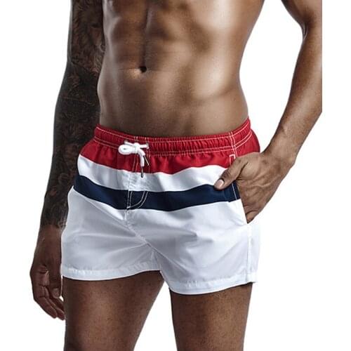 2021 Brand beach board shorts new stripe swimwear swim trunks men leisure short men surf sports swimming shorts men swimsuits