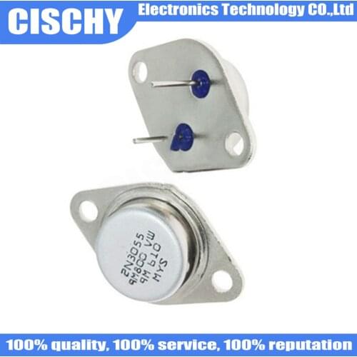 5PCS Transistor 2N3055 TO-3 15A 60V NPN AF Amp Au original