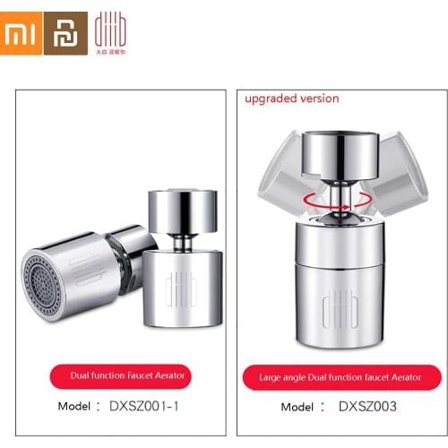 Diiib Dabai Kitchen Faucet Aerator Water Tap Nozzle Bubbler Water Saving Filter 360-Degree Double Function 2-Flow Splash-proof
