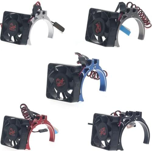 RC Car 42mm Motor Temperature Control Cooling Fan With The Sensor for 1/8 1/10 Crawler SCX10 TRX4 D90 SUMMIT E-REVO 4268 1512
