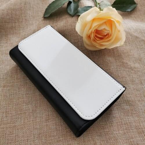 Free Shipping 6pcs/lot Blank Sublimation Glasses box case Hot transfer Printing Leather Case Blank consumables DIY gift