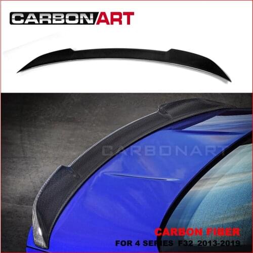 CS Style spoiler for 4 Series F36 Carbon Fiber Rear Trunk Wing Spoiler for bm w 4 Series F36 F83 (M4) Convertible 420i 428i 435i
