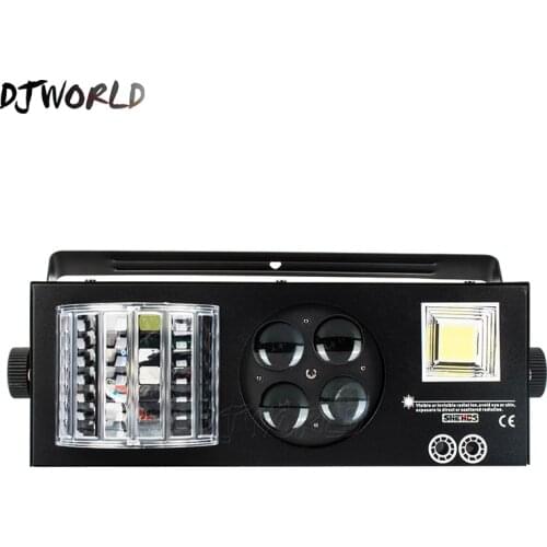 DJWORLD LED Laser Strobe 4in1RGBW Stage Effect Lights 512DMX For DJ Disco Decoration Clubs Bar Parties Wedding/Christmas Party