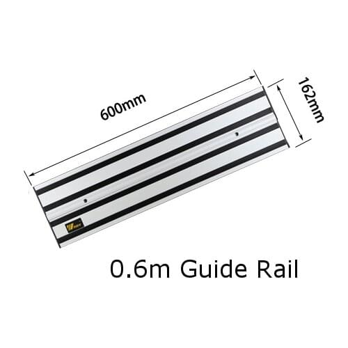 GKTOOLS Wnew 0.6m Woodworing Aluminium Guide Rail T Track for Track Saw wood working tools and accessories