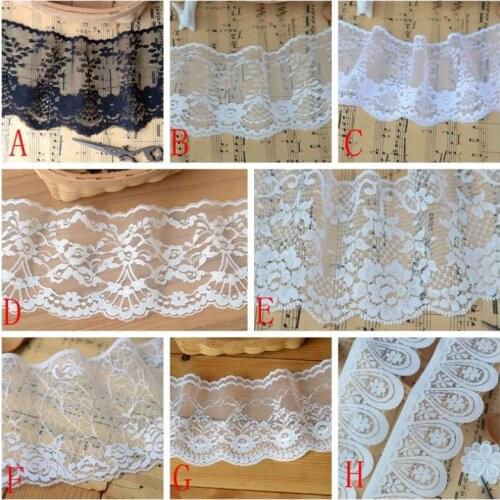 Hot sale Lace accessories, various black and white lace H1002 High-quality