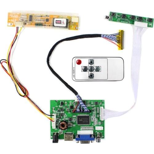 HD MI VGA AV Audio LCD Controller Board VS-TY2662-V196 for 15.4"LP154WP1 LTN154BT05 17" LP171WP4 LTN170X2 1440X900 LCD Screen