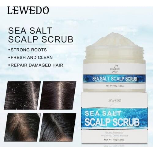 LEWEDO 150g Scalp Massage Scrubs Anti-itch Hairs Scrubs Anti-dandruff Hair Treatments Oil-control Refreshing Exfoliating Scalp