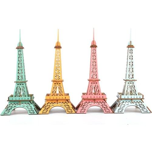 Paris Tower Assembly Model 3D Building Childrens Educational Jigsaw Toys Home Desktop Decoration Decoration