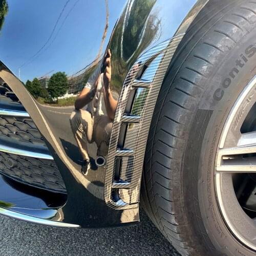 For Mercedes Benz GLE Class V167 2020+ GLE350 GLE450 Sports Front Bumper Air Outlet Stickers Trim Cover Accessories Car Styling