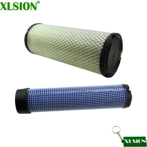 XLSION Air Filter Cleaner For BOBCAT 6672467 6672468 DONALDSON P821575 P822858 Kubota: TA040-93220 Land Pride: 839-374C
