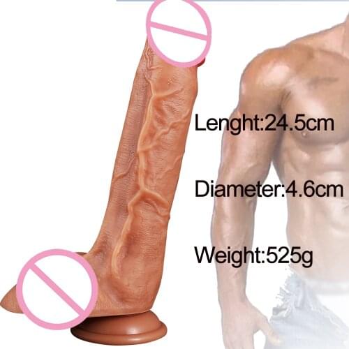 Huge Soft Liquid Silicone Dildofor Women Big Penis With Sution Cup Dildo Sex Toys For Woman Lesbian Dildosex Toy Sex Shop