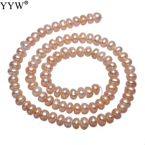 Wholesale Pearls Cultured Potato Freshwater Pearl Beads Natural Pink For Jewelry Making DIY Necklace Bracelet Accessories