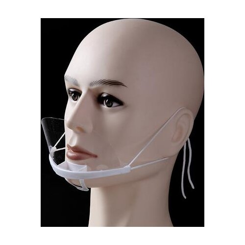 Food Health Masks Anti Fog Transparent Kitchen Mask For Hotel Plastic Restaurant Special Processing Chef Offer Hot Sale