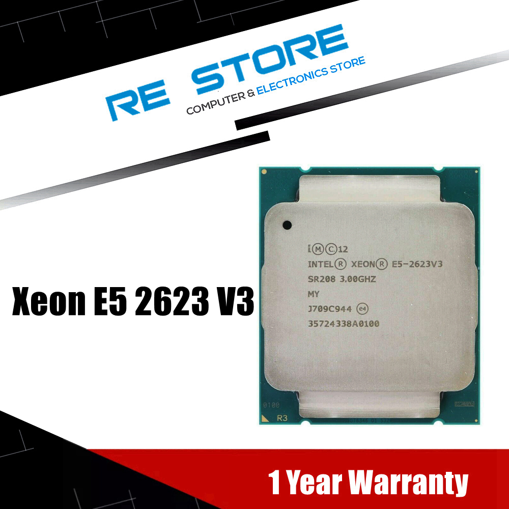 Intel Xeon E5 2623 V3 E5 2623V3 Processor 3.0GHZ 4-Core 10M LGA 2011-3 105W CPU