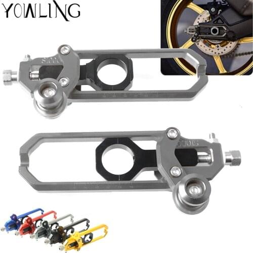 Motorcycle Left & Right Chain Adjusters with Spool Tensioners Catena For BMW S1000RR 2009-2014 / S1000R 2014-2015/ HP4 2012-2014
