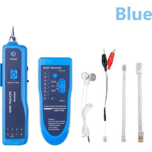 RJ11 RJ45 Cat5 Cat6 Wire Tracker Diagnose Tone Finder Telephone Wire Cable Tester Detector Networking Line Tracker Tools