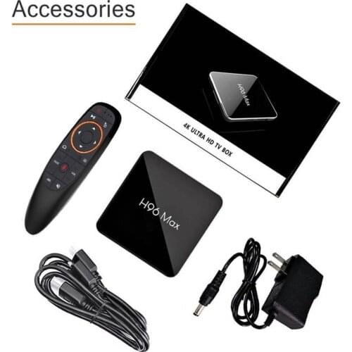 H96 MAXx2 Android 8.1 Smart TV Box 4GB+64GB Voice Control 2.4G/5G Wifi BT4.0