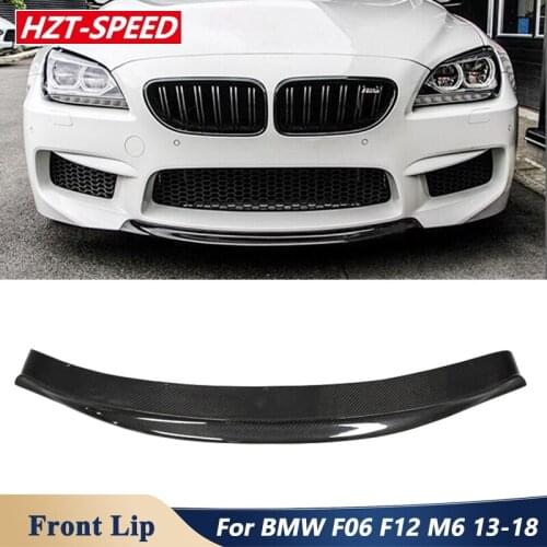 RP Style Carbon Fiber Front Bumper Splitter Lip For BMW 6 Series F06 F12 F13 M6 Car Body Kit 2013-2018