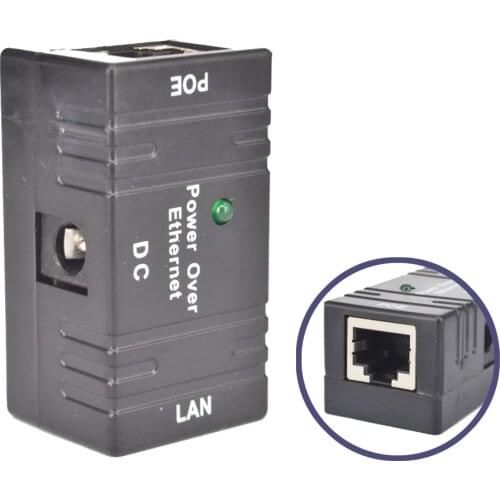 Mini POE Splitter Injector Adapter DC Power Over Ethernet CCTV Accessories RJ45 Passive For LAN Network Surveillance IP Camera