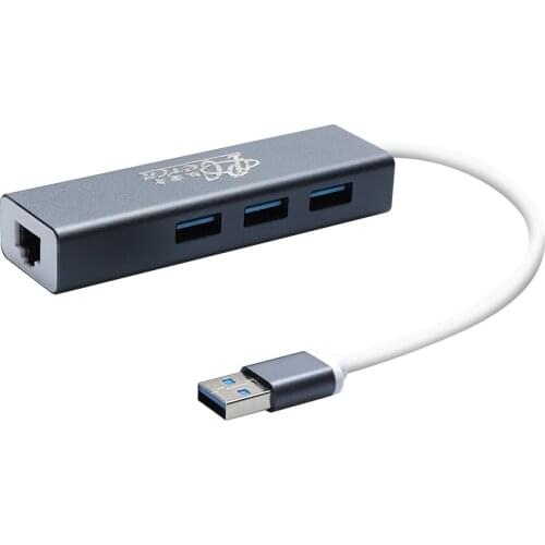 PCER USB HUB USB3.0 HUB Ethernet USB to LAN HUB USB Adapter converter Network Card USB LAN
