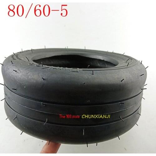 Good Quality 80/60-5 Tubeless Vacuum Tyre for XiaoMi 9 Balancing Car 8 Inch Go-kart Front Wheel Vacuum Tire Lightning Shipment