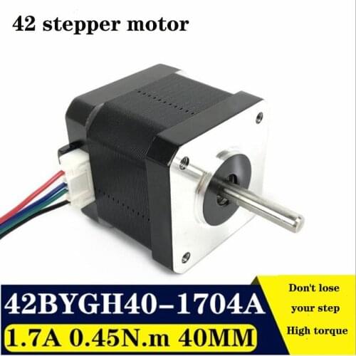 42 stepping motor 42bygh40 3D printer micro drive motor two phase four wire screw engraving machine