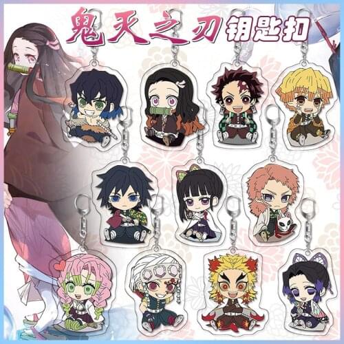 Anime Demon Slayer Kimetsu No Yaiba Acrylic Keychain