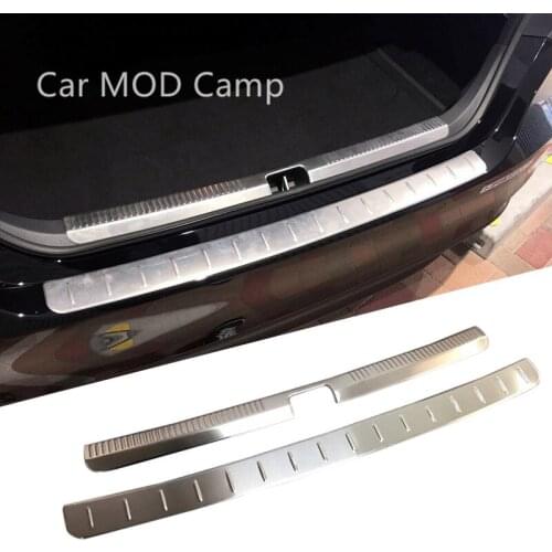 Car Accessories for Toyota Camry XV70 2018 2019 2020 Stainless Steel Inner & Outer Rear Bumper Protector Guard Plate Trim 2pcs