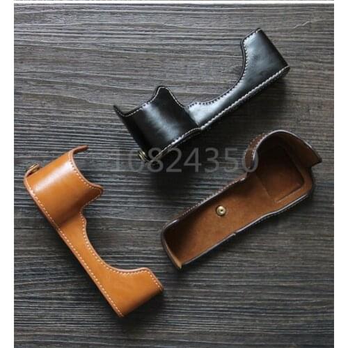 Case For Sony A7III -A7R3 A9 Leather Half Camera Bag Cover Protector Suit