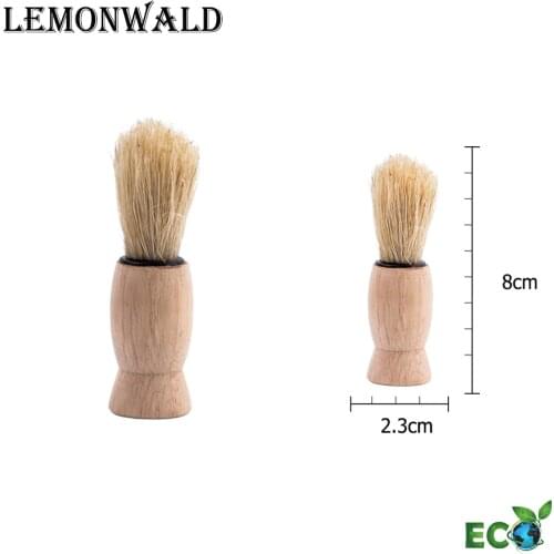 LEMONWALD Whiskers Brush Wood Handle, Mens Safety Shaving, Safety Shaving And Beard Foam Together