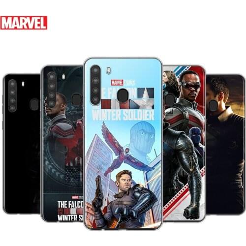 Falcon Winter Soldier For Samsung A90 A80 A70 A70S A60 A50 A40S A30 A20 A10S A10E A10 A2 Core Transparent Phone Case
