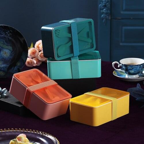INS bento box japanese style snacks cake container box food storage containers portable lunch box for kids school children