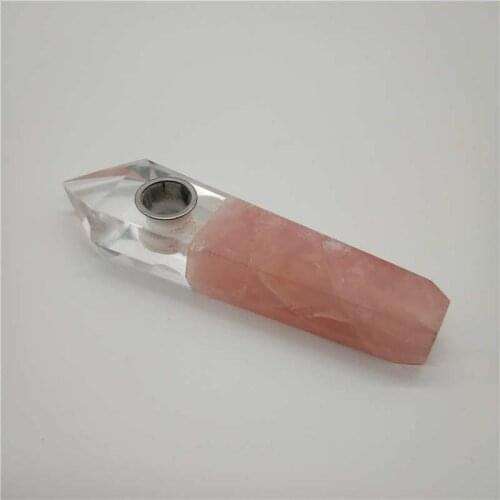 Natural crystal quartz splicing smoking pipes wands reiki healing gifts wholesale price Drop shipping