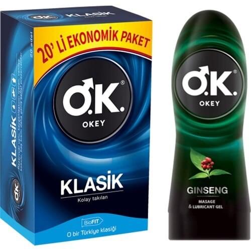 Joker Classic s and Ginseng + Massage Gel 200 ml