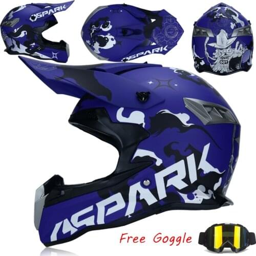 Motorcycle Helmet Cross Capacete Da Motocicleta Cascos DOT Approved Every Rider ATV Off Road Bike Motocross Helmet Free Goggles