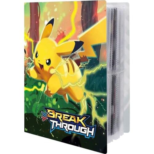 Cartoon Anime 240 Pcs Holder Album Toy Collection Pokemon Cards Book Top for Kids Gift