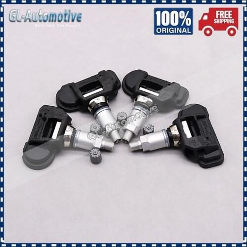 Set of 4 Clamp-In Tire Pressure Monitor Sensor 670005749 315MHz TPMS Sensors