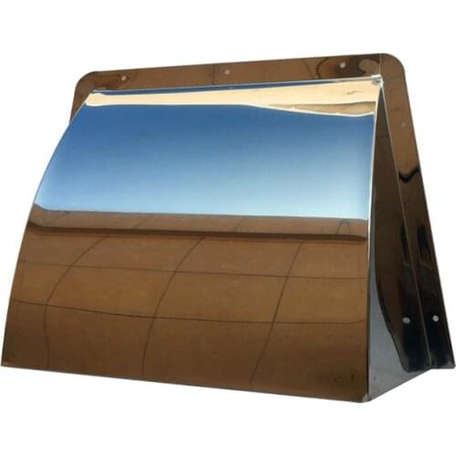 Stainless Steel Wall Air Vent Cover 8 inch 34*28cm Bathroom Extractor Range Hood Outlet Ventilation Cover Wall Mount Rain Cover