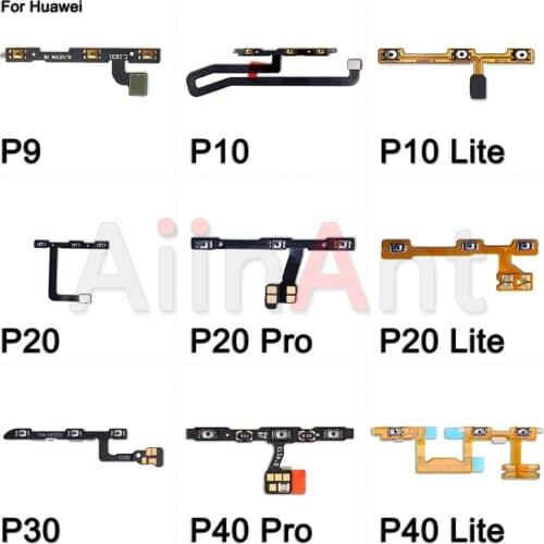 Original Volume Power Buttons key Switch Flex Cable For Huawei P9 P10 P20 P30 P40 Lite Pro Plus 2017 2018 2019 2020