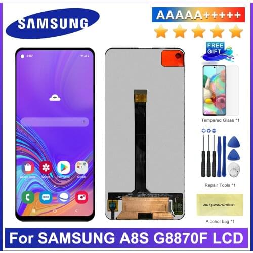 Original 6.4'' For SAMSUNG Galaxy A8S LCD G8870 G887FZ A9 Pro 2019 lcd Display Touch Digitizer Assembly For Samsung G8870 LCD