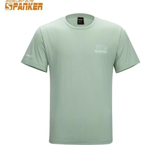 EXCELLENT ELITE SPANKER Tacticas Outdoor Pure Cotton Short Sleeve Casual Round Neck Shirt Go Forit Short Sleeve Half Sleeve