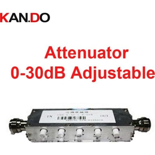 Booster use 10w 0-30db ajustable radio frequency attenuator DC-3G attenuation connector RF COAXIAL jack radio Attenuator