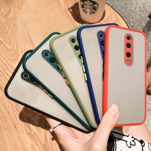 For Xiaomi Redmi K20 9T POCO F2 Pro Case Silicone Matte Coque Funda Rubber Protective Cover Phone Case For Redmi K20 Pro 9T Pro