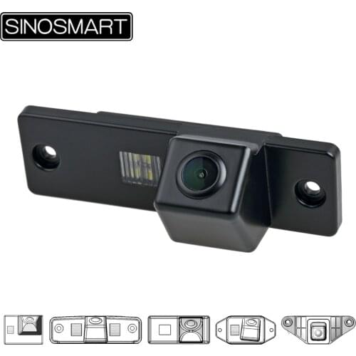 SINOSMART In Stock High Quality HD Car Parking Reverse Backup Camera for Toyota Land Cruiser Prado with LED Lamp 2008 to 2014