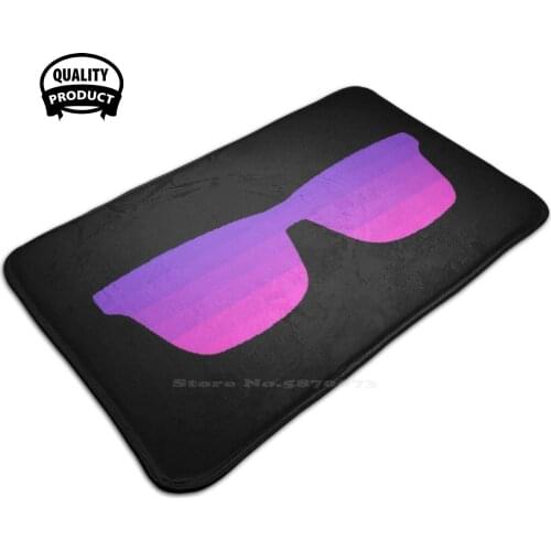 Retro Or Vintage Style Sunglasses 3D Household Goods Mat Rug Carpet Foot Pad Retro Sunglasses Sunglasses Vintage Summer Glasses