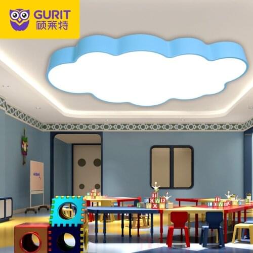 Kindergarten Lighting Classroom Ceiling Light Creative Children Cartoon Cloud Shape Amusement Park Early Learning Training lamp
