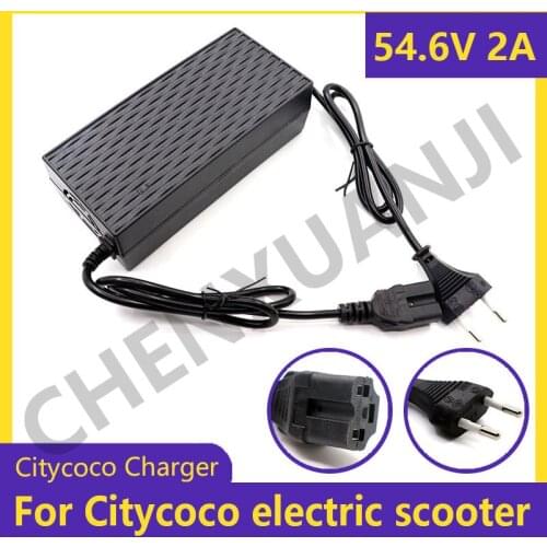 54.6V 2A Scooter charger battery pack charger Supply Adapters Lithium Battery Charger