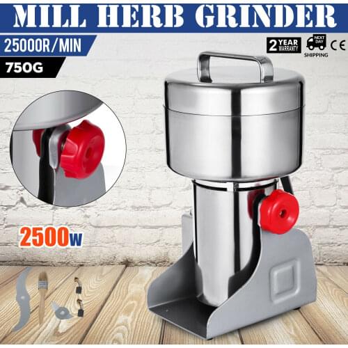 Grain Mill Electric Grinding Machine Stainless Steel Oscillating Grinding Machine for Spraying Food Grade Herb Mill Machine