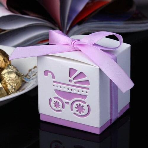 50Pcs box wedding dragees Butterfly Candy Box packaging Wedding Gift Boxes Chocolate Box For Guests Party Wedding Decoration 6Z